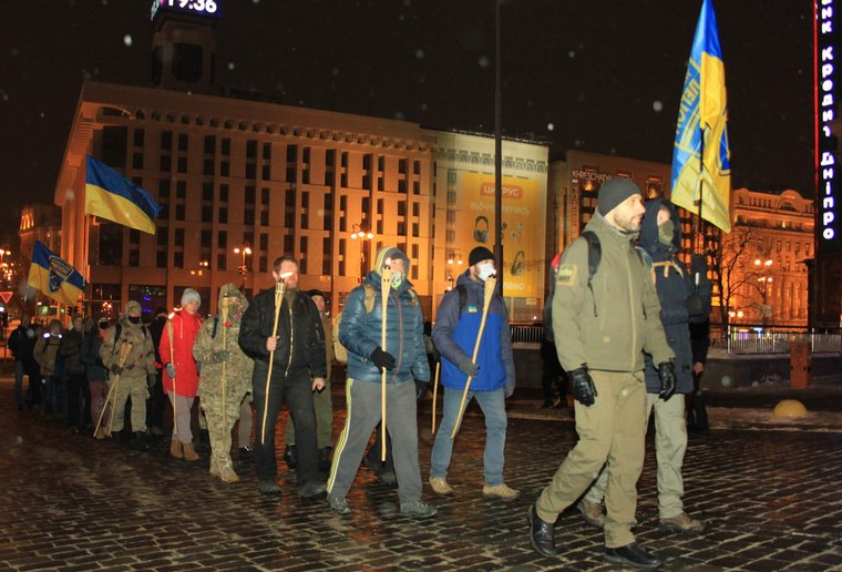 “Український Легіон” вшанував Героїв Небесної Сотні