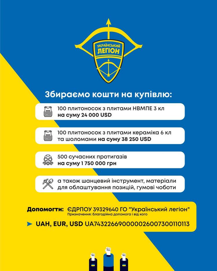Збір коштів на спорядження