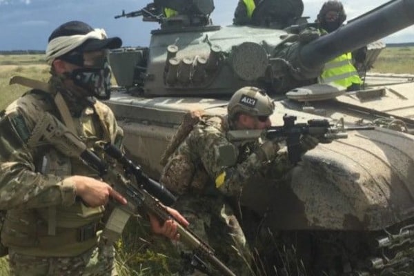 Польскі добровольці готуються до війни